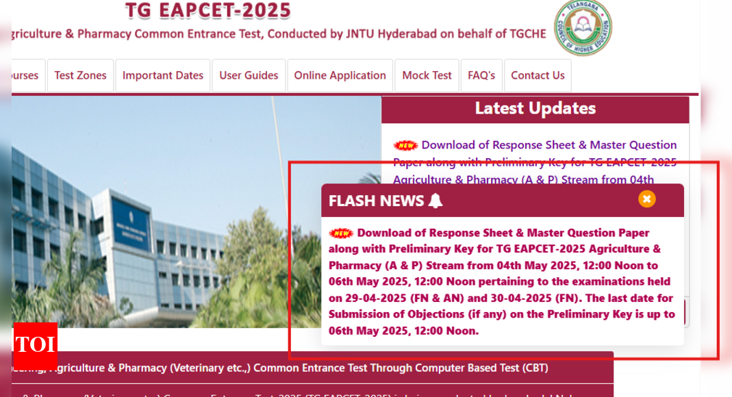 TS EAMCET 2025 provisional answer key will be released on this date: Check how to raise objections and other key details