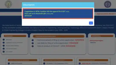 AP POLYCET Result 2025 to be released on this date: Check how to download rank card – The Times of India