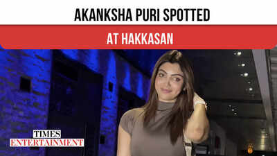Akanksha Puri was spotted at Hakkasan