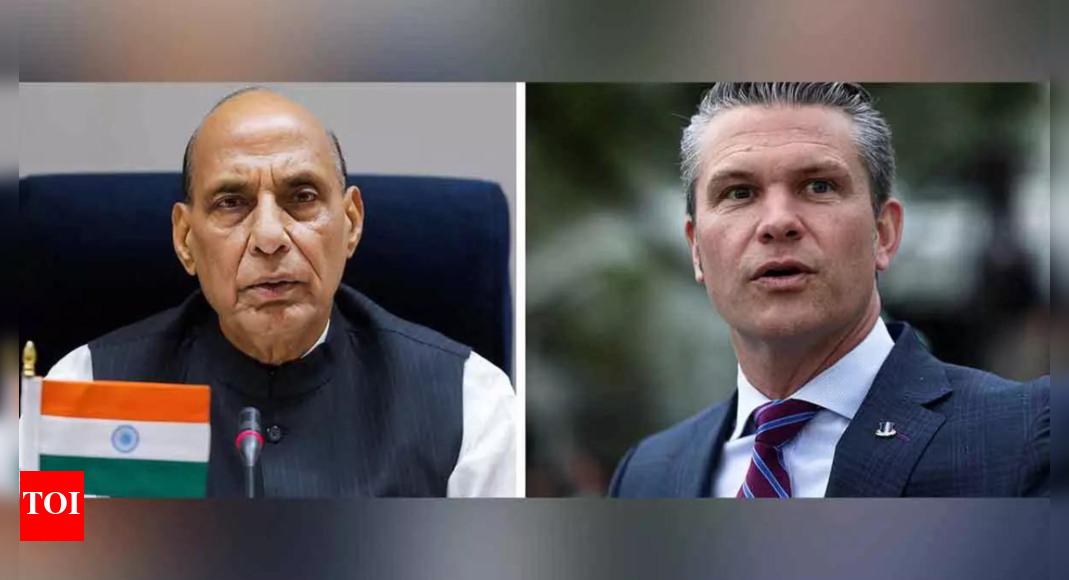 राजनाट सिंह ने पालगाम हमले के बाद पाकिस्तान के साथ बढ़ते तनाव की पृष्ठभूमि के खिलाफ अमेरिकी सहयोगी गड्ढे हेगसेट के साथ बात की