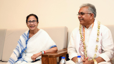 'Apparent betrayal': Turmoil in Bengal BJP as Dilip Ghosh visits Mamata’s temple event