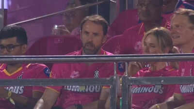 Gareth Southgate turns cricket fan, attends Rajasthan Royals vs Mumbai Indians IPL 2025 match