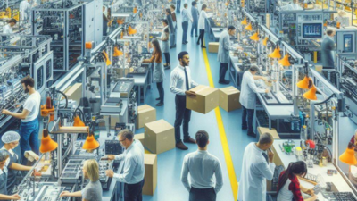 AI-generated image US manufacturing weakens further in April amid tariff turmoil