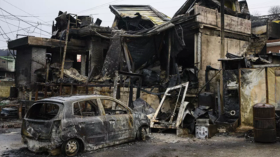 Climate change made fire conditions twice as likely in South Korea blazes: Study