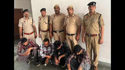 Illegal liquor factory busted in Shahzadpur; four arrested, massive seizure made