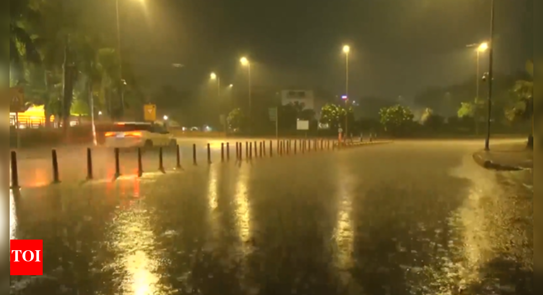 Dust storm, heavy rain sweeps across Delhi-NCR | India News – The Times of India