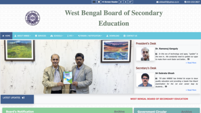 WBBSE Madhyamik class 10 results 2025 released: Direct link to download scorecards here – The Times of India