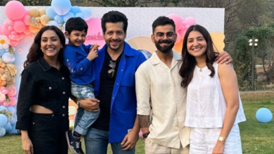 अनुष्का शर्मा और बासका की बेटी के जन्मदिन के अवसर पर पार्टी से विराट कोचली की अदृश्य तस्वीर आपके दिल को पिघलाएगी