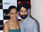 AD Singh with wife