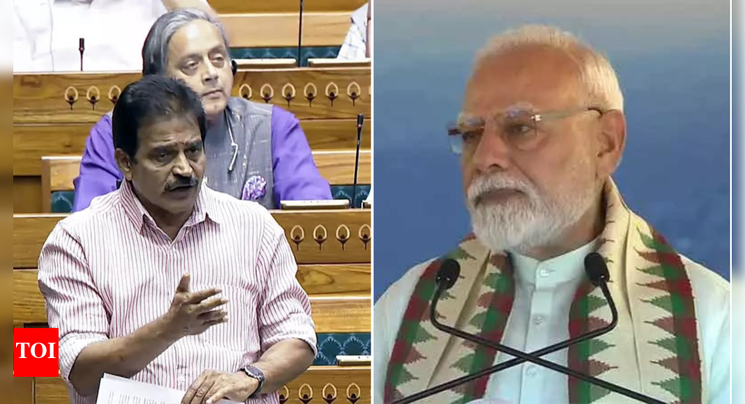 ‘It is going to be difficult for PM to sleep’: Congress hits back at PM Modi over ‘Tharoor-Vijayan’ dig at INDIA bloc | India News – The Times of India