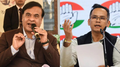 Himanta Biswa Sarma and Gaurav Gogoi (File photo) Himanta Sarma drops bombshell: 'Gaurav Gogoi’s children not Indian citizens, examining what he did in Pakistan for 15 days'