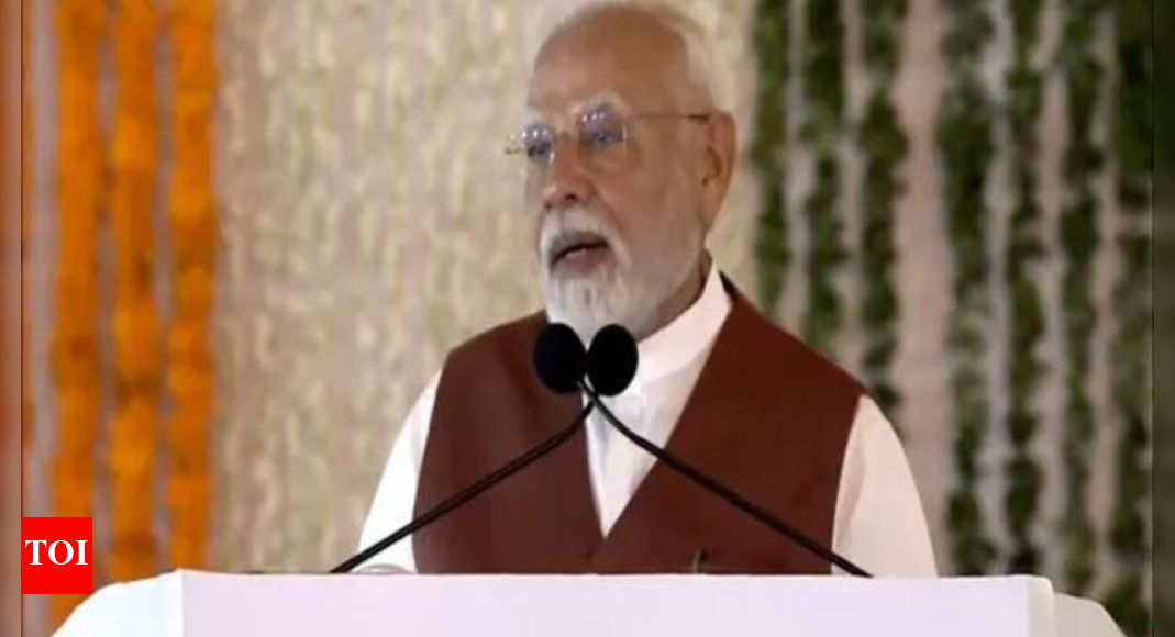 PM Modi lays foundation for Amaravati’s revival, launches Rs 58,000 crore projects in Andhra Pradesh – The Times of India