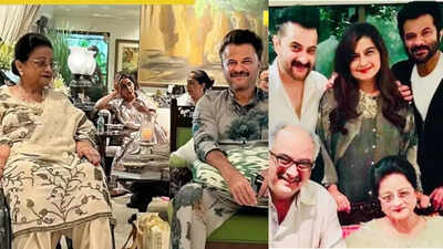 उम्र से संबंधित समस्याओं के कारण मां अनिल कपौर निर्मल कपूर 90 पर निकल जाती हैं