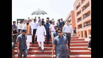 Nitish inaugurates sports facilities at Rajgir academy ahead of ...
