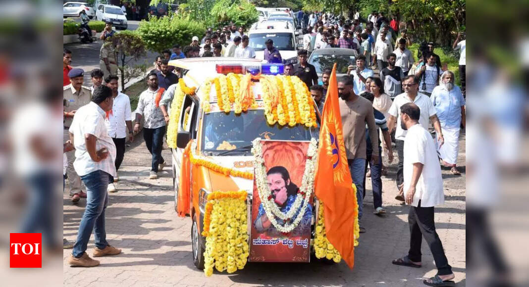 Hindu Activist Suhas Shetty Cremated Amidst Tight Security and Large Crowds