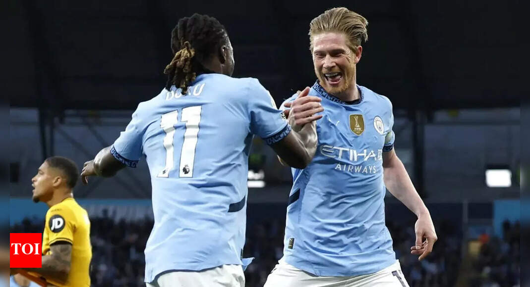 Kevin De Bruyne helps Man City edge closer to UCL qualification