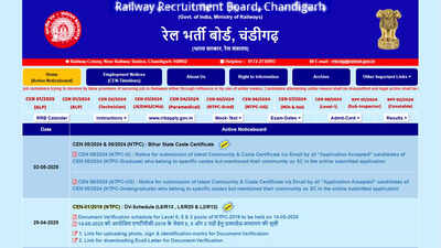 RRB NTPC 2025 exam date: Over 1.2 crore candidates to appear for CBT 1, admit cards to release soon – The Times of India