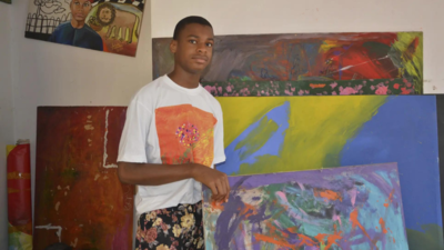  Autistic teenager sets world painting record