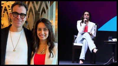 WAVES 2025: Shraddha Kapoor's necklace makes a strong statement, while her Maharashtrian Puran Poli treat to the Instagram Head Adam Mosseri melts hearts