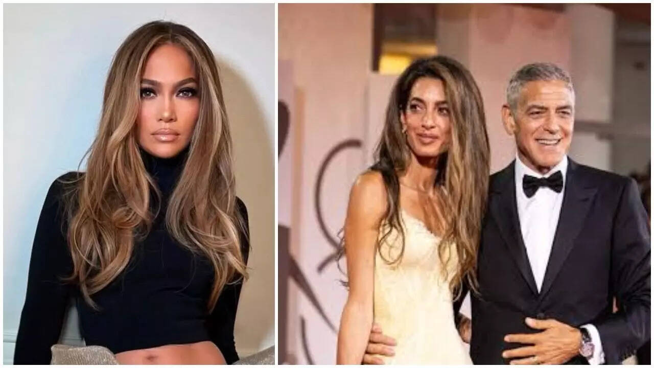 Amal Clooney 'not happy' with George Clooney talking about Jennifer Lopez  'all the time': Report | - The Times of India