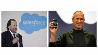 स्टीव जॉब्स के 5 शब्दों का इतिहास, जो Salesforce मार्क बेनिओफ गिफ्ट Apple Apple Appstore.com डोमेन के सामान्य निदेशक द्वारा बनाया गया था, जिन्होंने iPhone क्रश नोकिया की मदद की