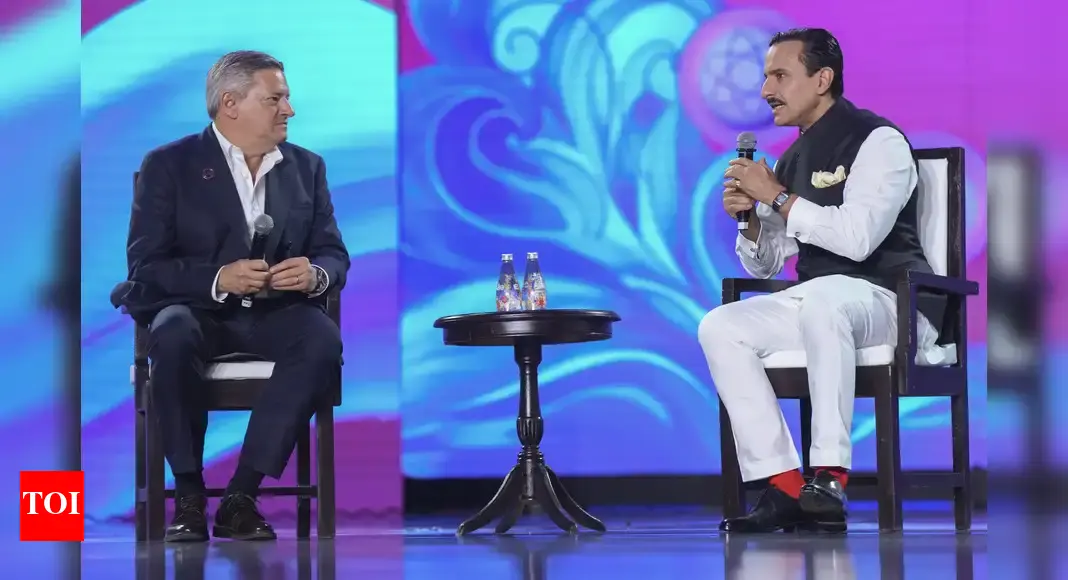 Mahabharata, Ramayana..: Saif Ali Khan tells Netflix CEO what he loves about OTT