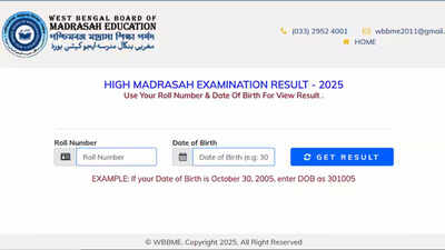 WBBME result 2025 out: High Madrasah, Alim, Fazil scores released at wbbme.org
