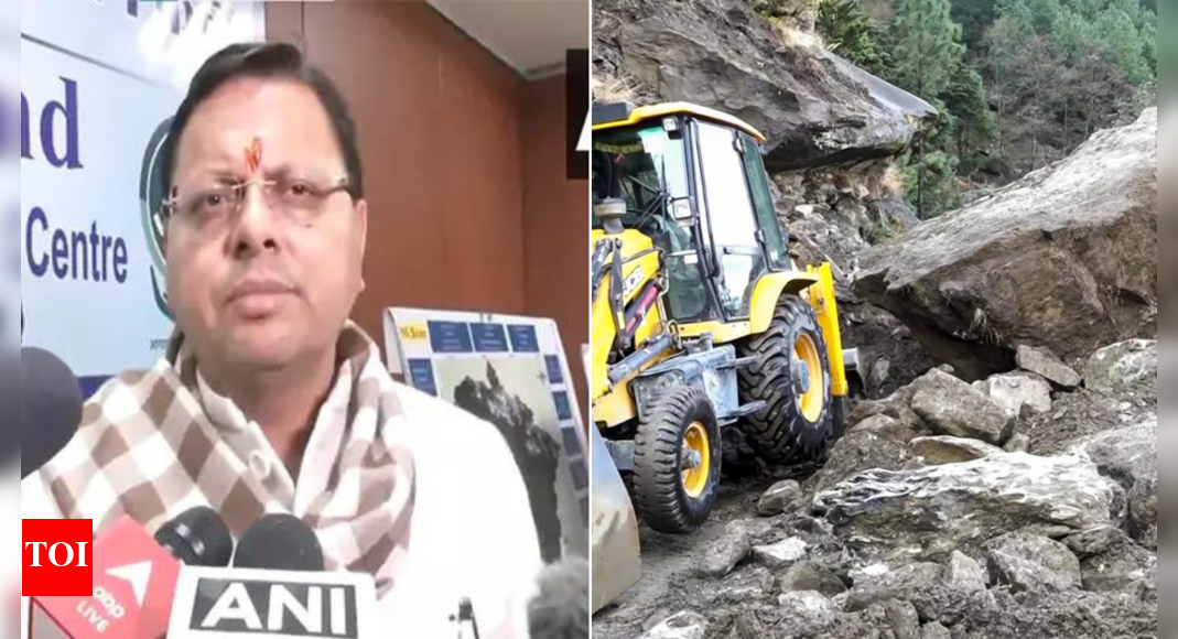 Centre sanctions Rs 291 crore for Joshimath disaster mitigation: Uttarakhand CMO | India News – The Times of India