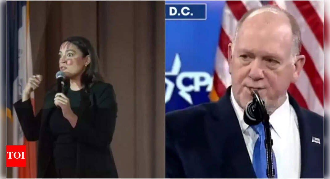 AOC claps back at Tom Homan's deportation threat: ‘Come, take me’