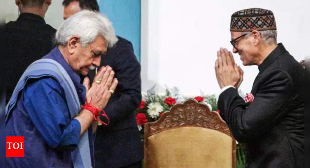 J & K LG व्यापार नियम “जम्मू और कश्मीर अधिनियम के विपरीत” पाता है, फ़ाइल को वापस सीएम उमर अब्दुल्ला को भेजता है