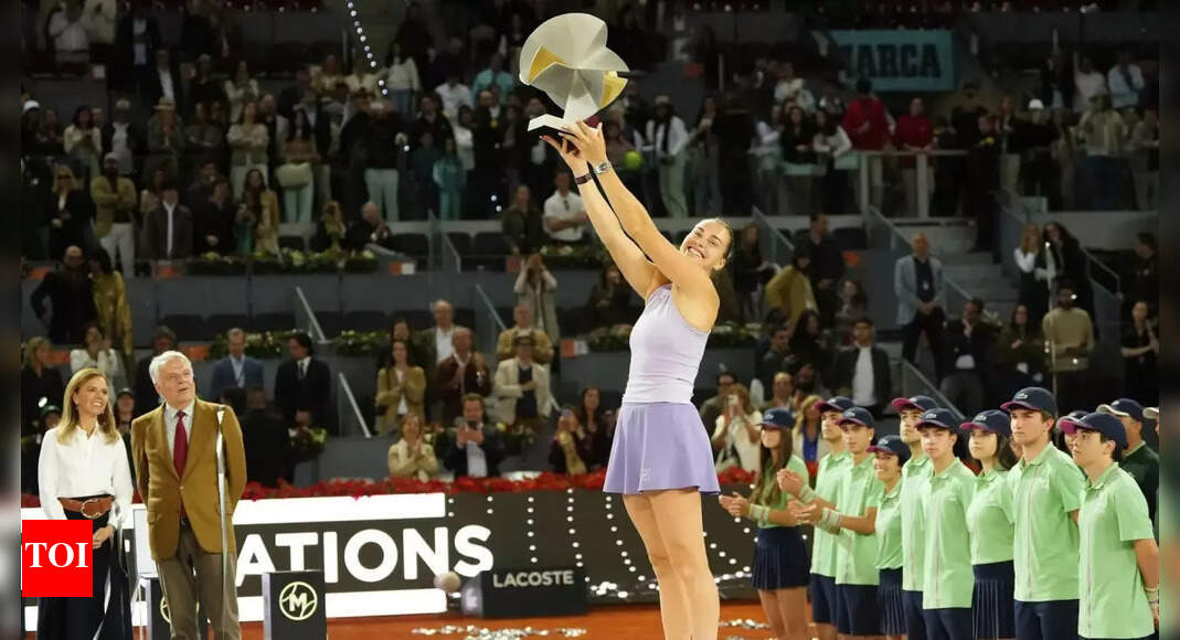 'Like a dream': Sabalenka beats Gauff to win third Madrid Open title