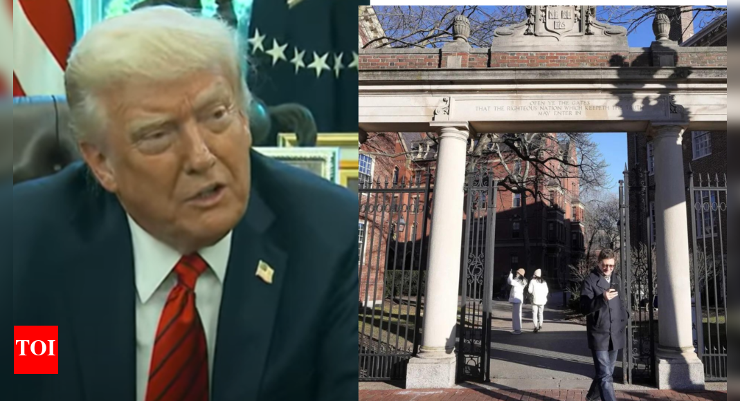 Trump says Harvard’s tax-exempt days are numbered - The Times of India