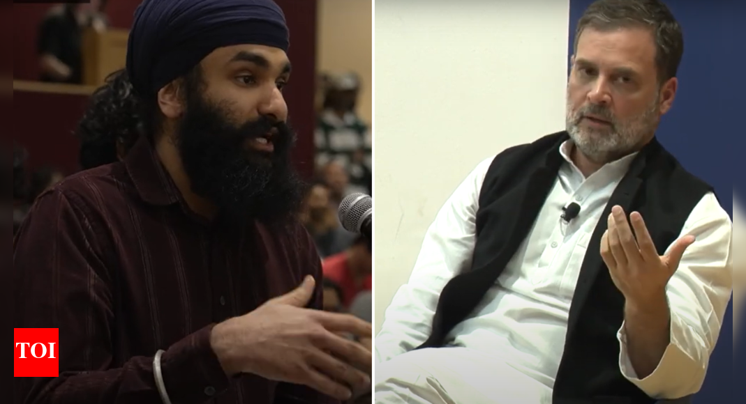 Sikh student confronts Rahul Gandhi on 1984 riots, Operation Blue Star; Congress leader responds
