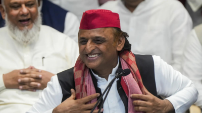 Akhilesh Yadav 'Hasne ka jokhim khud uthayein': Akhilesh Yadav takes dig at BJP on laughter day