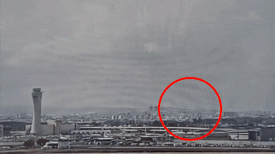 Footage captures moment Yemen missile strikes near Israel’s main airport