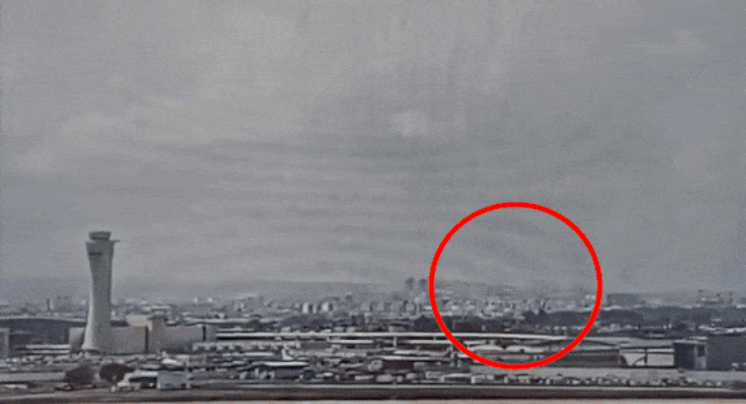 Footage captures moment Yemen missile strikes near Israel’s main airport