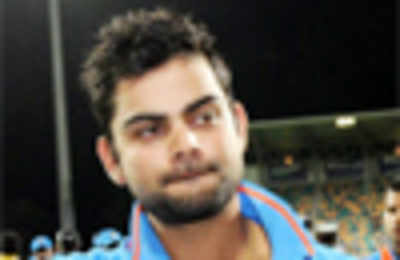 Behind the beard a cricket fan emerges