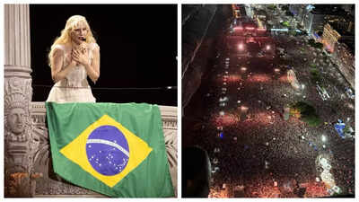Lady Gaga breaks Madonna's record; performs at FREE concert for 2.5 million fans at Copacabana Beach - WATCH
