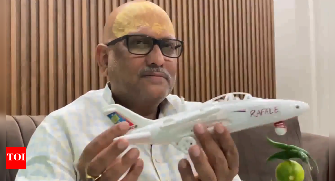 'Rafale jets miniature with chilly and lemon': UP Congress president's unique jibe at BJP