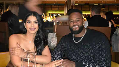 Luis Severino’s wife Rosmaly Frechel enjoys chic night out as Athletics compete in Miami series