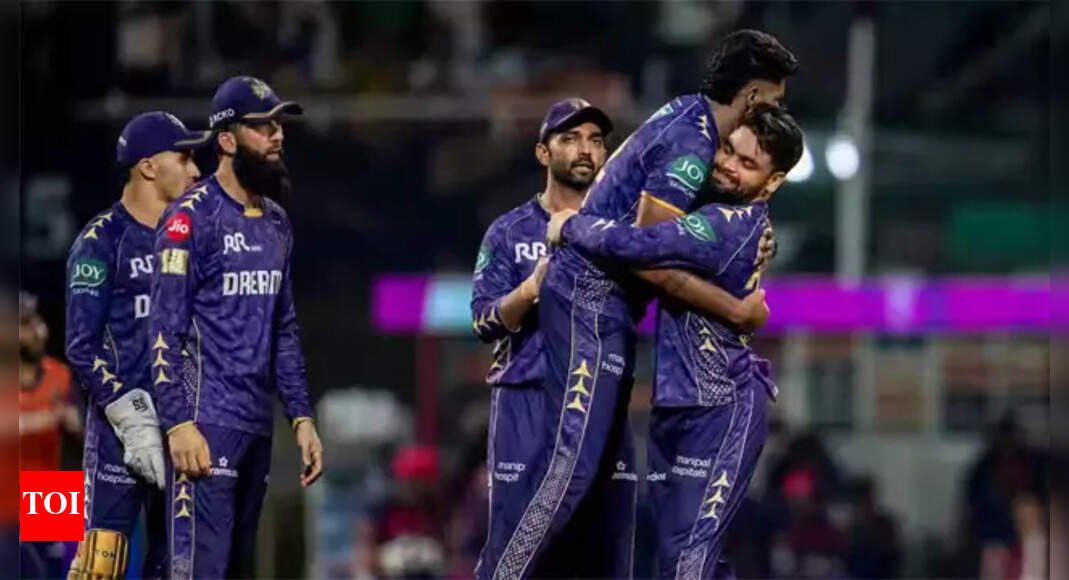 IPL 2025: ब्लिट्ज आंद्रे रसेल, शाइन रिंक सिंघा इन द फील्ड में केकेआर को प्ले रेस -ऑफ में मिलता है। क्रिस्टेट समाचार