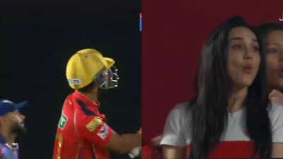 Punjab Kings batter sends ball flying out of Dharamsala (stadium) – see Preity Zinta’s epic reaction