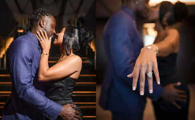 Eagles star A.J. Brown proposes to longtime girlfriend Kelsey Riley in a  magical moment fans can't stop talking about | NFL News - The Times of India