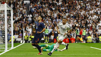 La Liga: Kylian Mbappe scores brace in win against Celta Vigo, Real Madrid keep league hopes alive