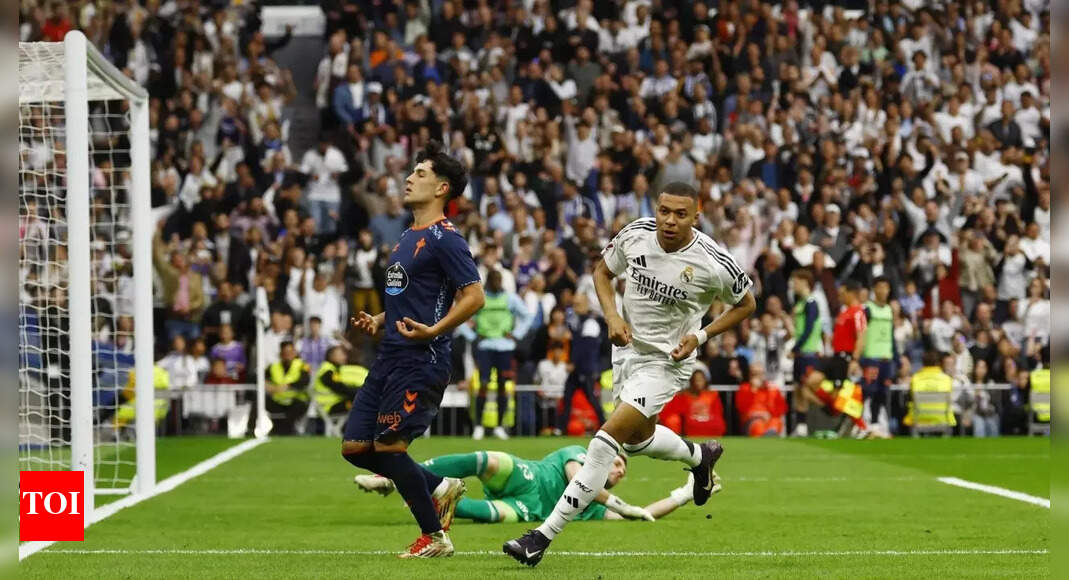 La Liga: Mbappe brace helps Real Madrid win, stay close to Barcelona