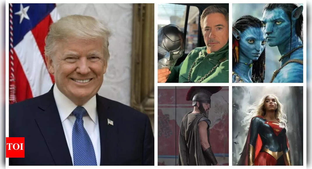 Donald Trump threatens 100% tariff on films made outside the US; ‘Avengers’, ‘Avatar’, ‘Odyssey’, ‘Supergirl’ shoots to get affected? | – The Times of India