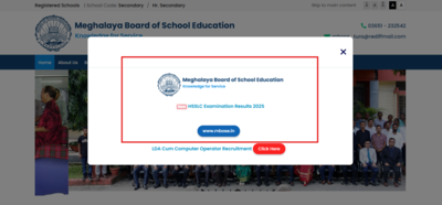 MBOSE HSSLC result 2025 declared: Direct link to download Class 12 marksheets here – The Times of India
