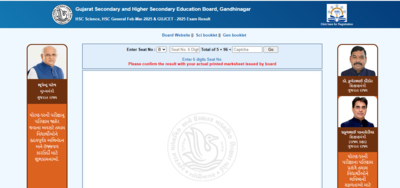 Gujarat Board Class 12 and GUJCET result 2025 released: Direct link to download marksheets here – The Times of India
