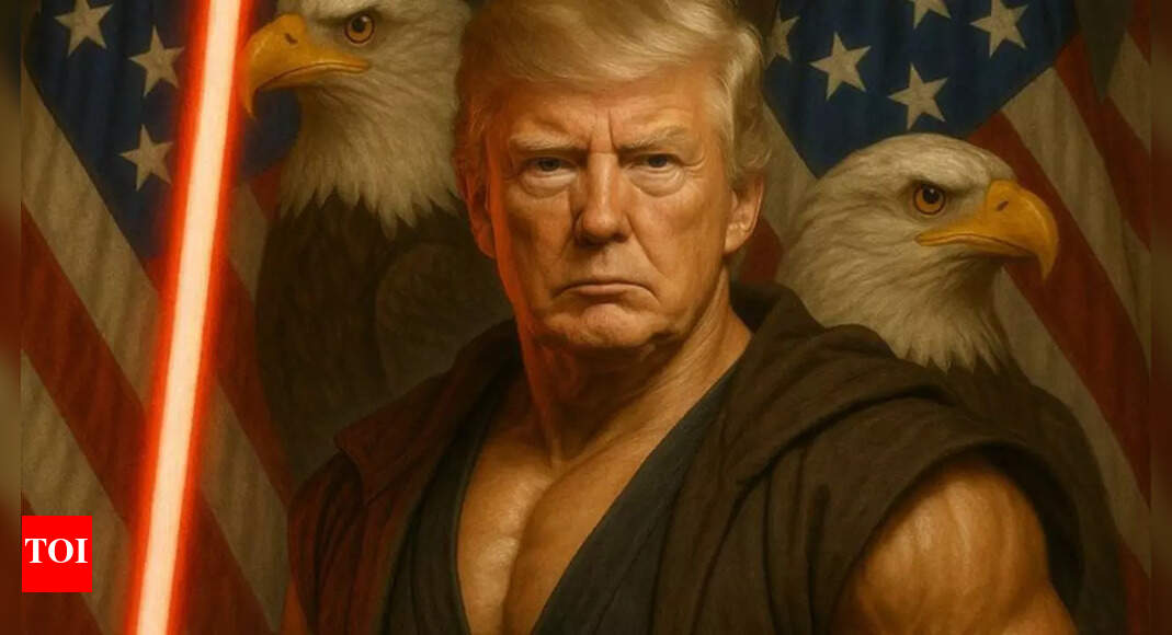 White House’s AI Trump photo with red-light saber: The best memes and jokes