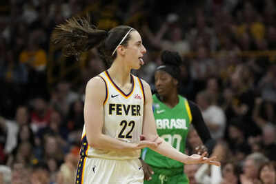 From record-breaking spot to logo threes: Caitlin Clark proves the hype in Fever’s 64-point win over Brazil